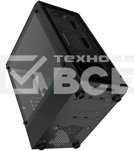Компьютерный корпус Ginzzu CL125 ATX передняя панель Стекло