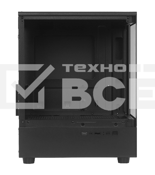 Корпус Ginzzu RX400D mATX жк. Дисплей