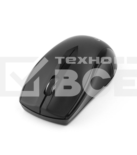 Мышь беспроводная Gembird MUSW-320 черный, 1000 dpi, радиоканал, USB, кнопки - 3