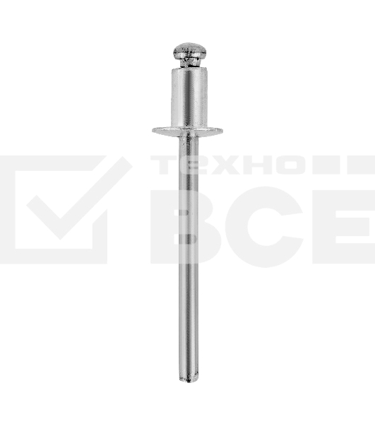 Заклепки алюминиевые Denzel, 5/32'-1/4', 4 x 6 мм, 50 шт.