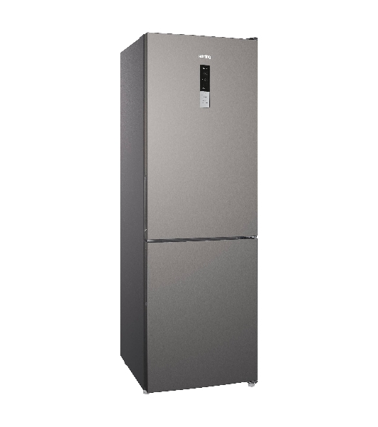 Холодильник Korting KNFC 61869 X нержавеющая сталь двухкамерный 223/94л морозилка снизу, No Frost