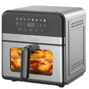 Аэрогриль KaringBee SZ-A807 серебристый, 2000 Вт, 7 л, сенсор, 8 программ