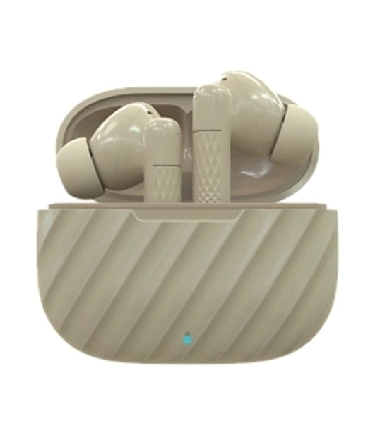 Наушники TWS More choice БВ37 бежевый, внутриканальные, Bluetooth, сенсорное управление, до 4 ч
