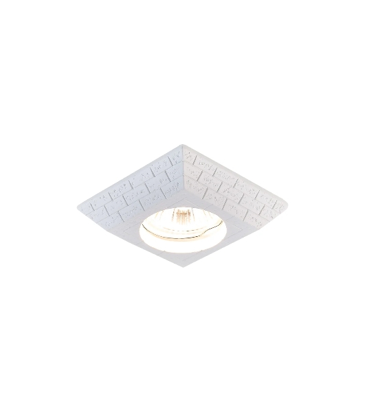 Точечный светодиодный светильник Ambrella Light белый гипс MR16 D2920 W
