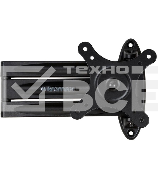 Кронштейн для телевизора Kromax TECHNO-11 черный 10'-32' макс.15кг настенный поворот и наклон