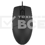 Мышь проводная A4Tech OP-335S черный, 1200 dpi, USB, кнопки - 3, фото 1