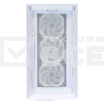 Компьютерный корпус ACD Lagrange; ATX, White, FANS: 120mm ARGB: 3 Top + 1 Rear + HUB. Drive bay int: 3x3,5