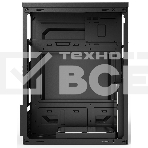 Компьютерный корпус CBR PCC-MATX-MX08-WPSU mATX Minitower MX08, без БП, 2*USB 2.0, HD Audio+Mic, Black, фото2