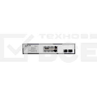 Неуправляемый PoE-коммутатор ORIGO Unmanaged Switch 8x1000Base-T PoE, 2x1000Base-X SFP, PoE Budget 120W, 19