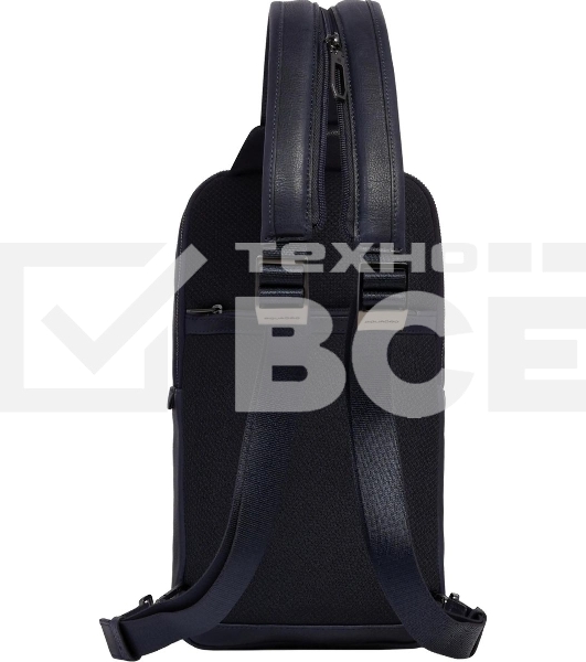 Рюкзак слинг мужской Piquadro Cronus CA6686S134/BLU кожа синий