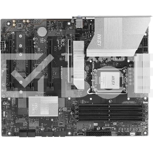 Материнская плата MSI PRO B860-P, LGA 1851, Intel B860, 4xDDR5, 4xSATA, 3xM.2, 1xPCIe 5.0 x16, 1xPCIe 4.0 x4, 2xPCIe 4.0 x1, 1xHDMI, 1xDP, 1xUSB-C, 1x 5Gb LAN, 2xUSB-A 3.2 Gen 2, 2xUSB-A 3.2 Gen 1, 4xUSB-A 2.0, 3x3.5 мм, 7.1, ATX