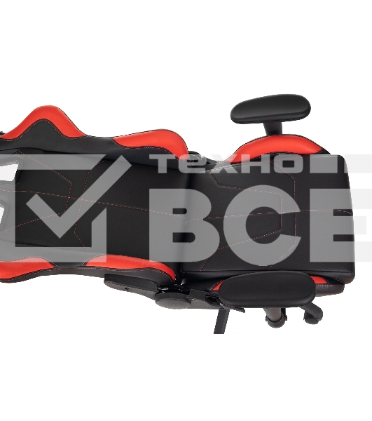 Кресло игровое Бюрократ VIKING 5 AERO RED черный/красный искусственная кожа