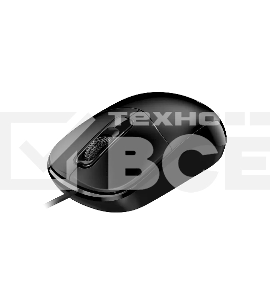 Мышь проводная Genius DX-111 черный, 1200 dpi, USB, кнопки - 3