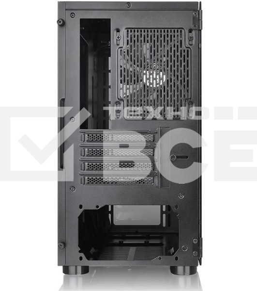 Компьютерный корпус Thermaltake V150 TG CA-1R1-00S1WN-00 Black/Win/SPCC/Tempered Glass*2/ 120mm Standard Fan*1