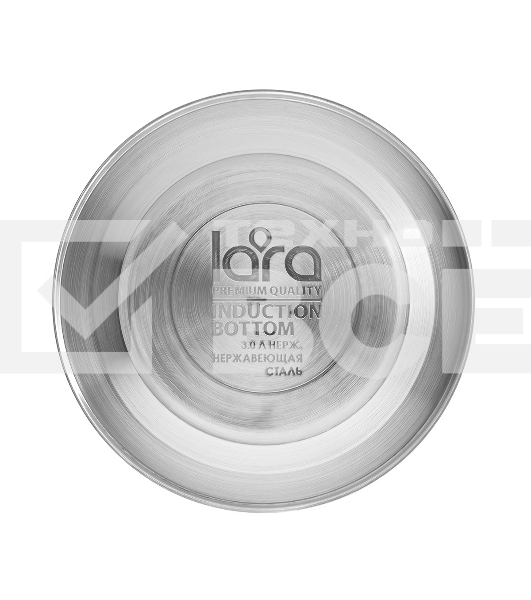 Чайник для плиты Lara LR00-74 3 л, нержавеющая сталь, черный матовый