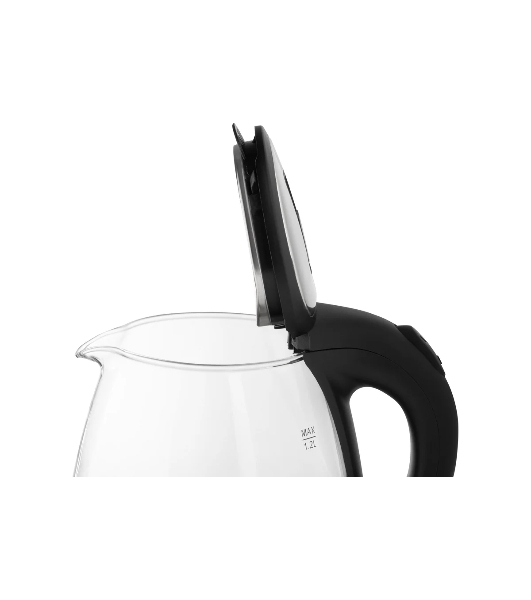 Чайник электрический Homestar HS-1052 1,2 л, стекло/пластик черный