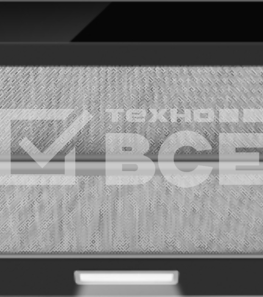 Вытяжка каминная Weissgauff TEL 600 Black Glass черный, 60 см, 600 куб. м/ч, 46 дБ