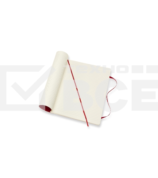 Блокнот Moleskine CLASSIC SOFT QP621F2 XLarge 190х250мм, 192 страниц, линейка, мягкая обложка, красный