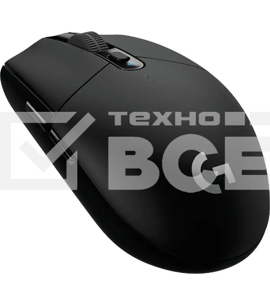 Мышь беспроводная Logitech G304 Lightspeed черный, 12000 dpi, радиоканал, USB, кнопки - 6