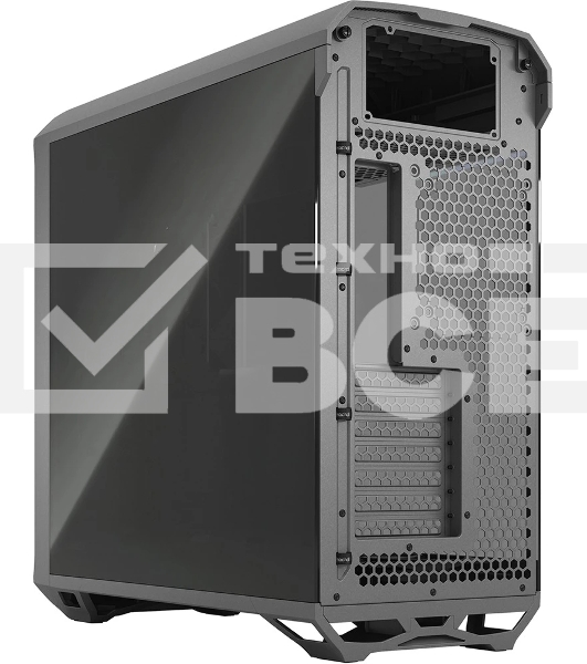 Компьютерный корпус Fractal Design Torrent Gray TG Light Tint/E-ATX, TG, 2x3.5, 4x2.5, 7xPCI, 1xUSB-C, 2xUSB 3.0/2x180мм, 3x140мм fans inc./FD-C-TOR1A-02