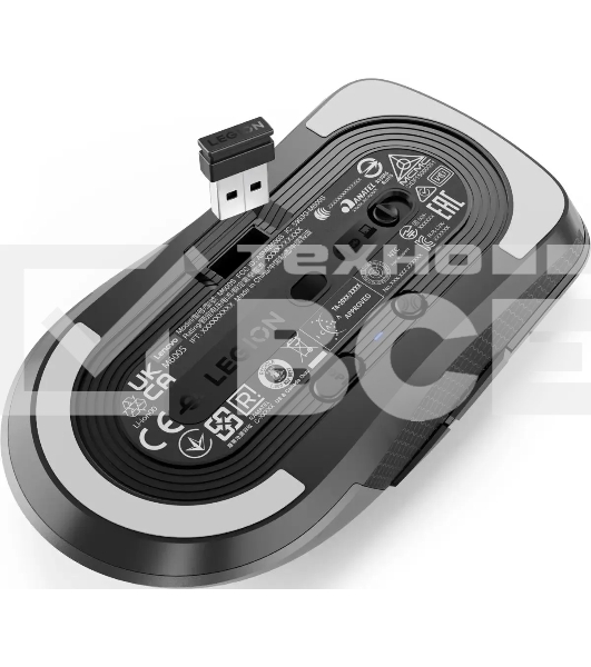 Мышь беспроводная Lenovo Legion M600s Qi Wireless Gaming темно-серый оптическая 19000dpi BT/Radio USB (GY51H47355)