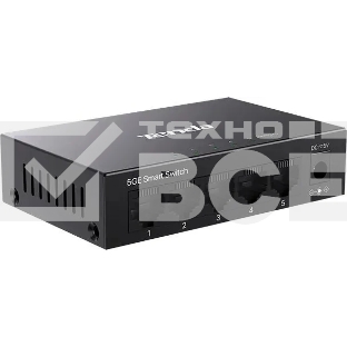 Коммутатор облачный управляемый Tenda TEG2205D 5x1 Гбит/с, настольный, металлический корпус