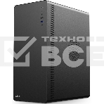 Компьютчерный корпус CBR ATX Miditower U500, без БП, 1хUSB 3.0 Type-C, 1хUSB 3.0, 1хUSB 2.0, HD Audio+Mic, черный [PCC-ATX-U500-WPSU, фото 1