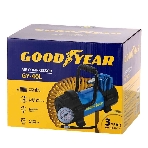 Компрессор GOODYEAR GY-40L GY000111 40 л/мин со съемной ручкой Воздушный компрессор Goodyear GY-40L 40 л/мин со съемной ручкой, съемный витой шланг, сумка для хранения, фото2