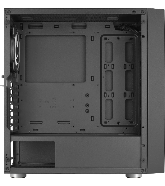 Компьютерный корпус Aerocool / Formula Skribble черный без БП ATX 2x120mm 2xUSB3.0 audio bott PSU