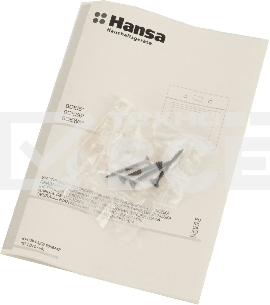 Встраиваемая электрическая духовка Hansa BOEW64111 белый