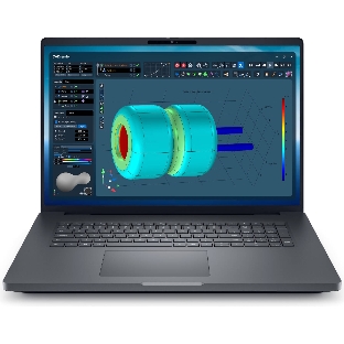 Ноутбук Dell Pro Max 18 Plus MB18250 Core Ultra7 265HX 18' 16:10 QHD+ (2560 x 1600) 120Hz,500 nits,DDR5 32GB (32GB*1),1TB SSD,NV RTX PRO 4000 (16GB GDDR7) backlight,96Whr,FPR,3,3kg,2y,Linux,Black,KB/Eng