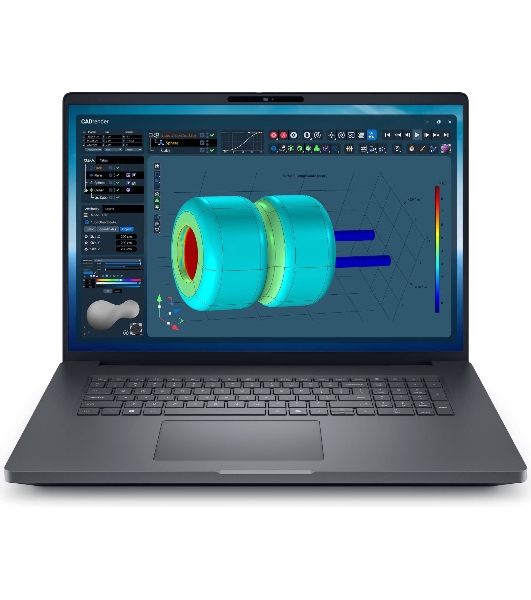 Ноутбук Dell Pro Max 18 Plus MB18250 Core Ultra7 265HX 18' 16:10 QHD+ (2560 x 1600) 120Hz,500 nits,DDR5 32GB (32GB*1),1TB SSD,NV RTX PRO 4000 (16GB GDDR7) backlight,96Whr,FPR,3,3kg,2y,Linux,Black,KB/Eng