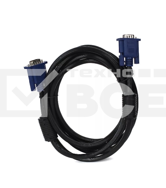 Кабель монитор-SVGA card (15M-15M) 3.0м 2 фильтра VCOM