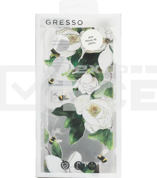 Чехол (клип-кейс) Gresso Air, для Honor 50, прозрачный/рисунок [gr17aaae9319]