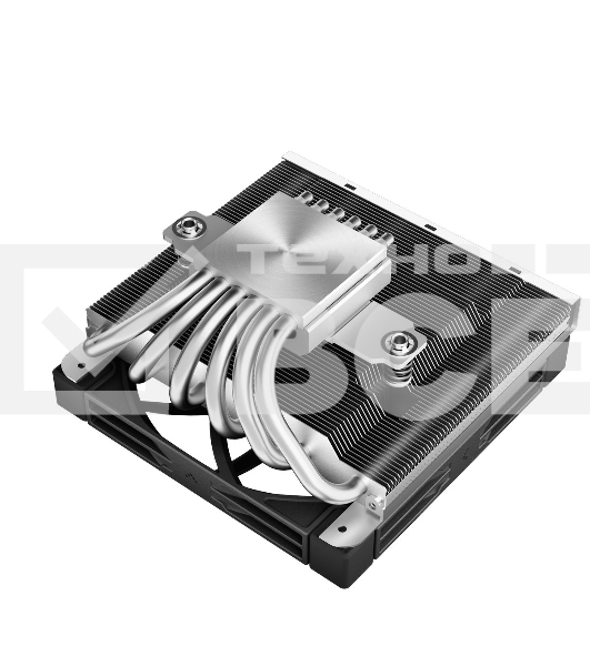 Кулер для процессора DEEPCOOL AN600 серебристый, 120 мм, алюминий/медь, 1850 об/мин, 24.2 дБ, 4 pin, 180 Вт, 67 мм