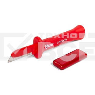 Нож монтерский диэлектрический НМИ-15 с частично изолированным прямым лезвием