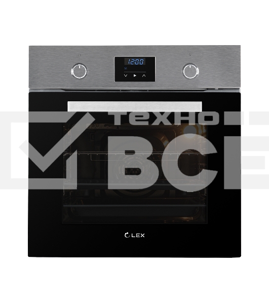 Духовой шкаф встраиваемый LEX EDP 093 IX NEW нержавеющая сталь