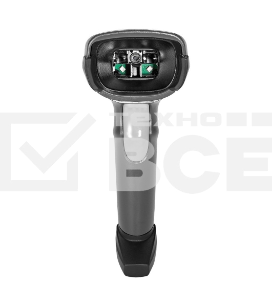 Сканер штрих-кода ручной Zebra DS2208 с подставкой, 2D имидж, проводной, 762 мм/сек, USB, чёрный