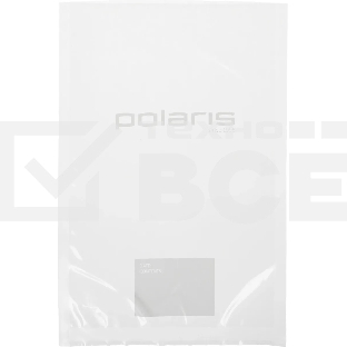 Пакеты для вакуумной упаковки Polaris PVSB 2030 для вакуумной упаковки прозрачный