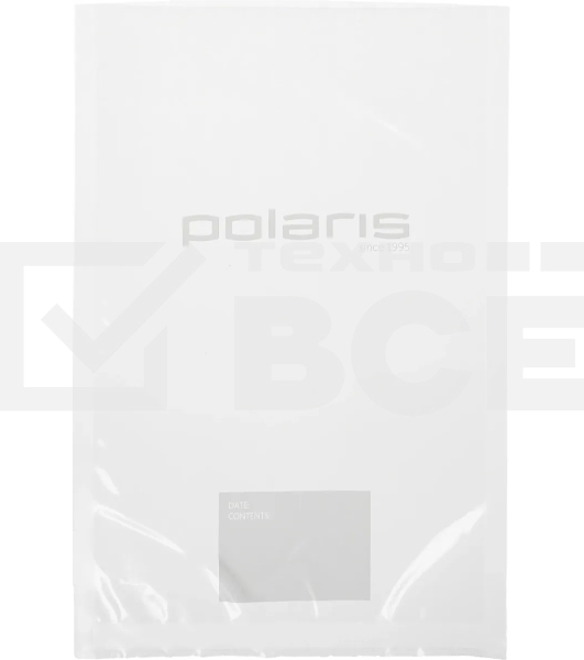 Пакеты для вакуумной упаковки Polaris PVSB 2030 для вакуумной упаковки прозрачный