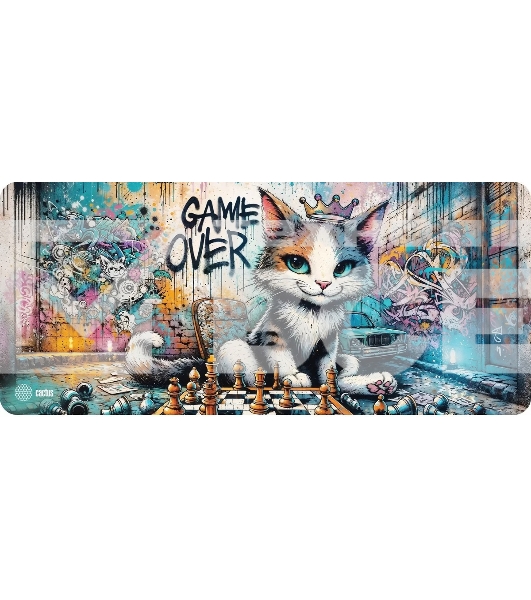 Коврик для мыши Cactus Game Over 900x400x4мм (CS-MP-COR01XXL)