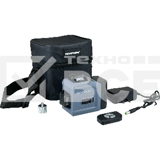 Лазерный нивелир ProfiPower NL-12G (12 лучей, лазер - зеленый, Li-ion - 1шт, пульт ДУ, переходник, З/У, сумка-чехол)