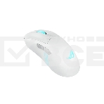 Мышь беспроводная ASUS ROG KERIS II ORIGIN, 54g, Wired, 2.4GHz RF, Bluetooth 5.1, 42K DPI sensor, 5 Prograммable Buttons, White, фото 1