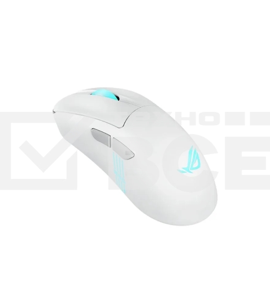 Мышь беспроводная ASUS ROG KERIS II ORIGIN, 54g, Wired, 2.4GHz RF, Bluetooth 5.1, 42K DPI sensor, 5 Prograммable Buttons, White