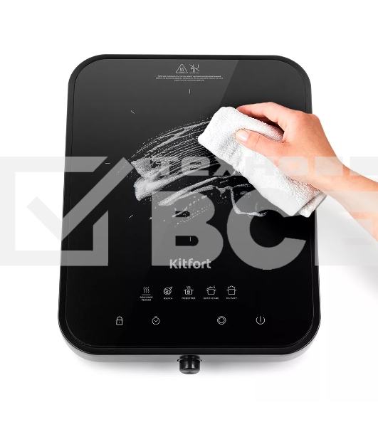 Плита настольная инфракрасная Kitfort КТ-141 черный стеклокерамика