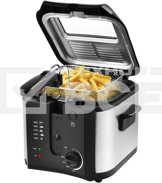 Фритюрница Kitfort КТ-2024 1600Вт черный/серебристый