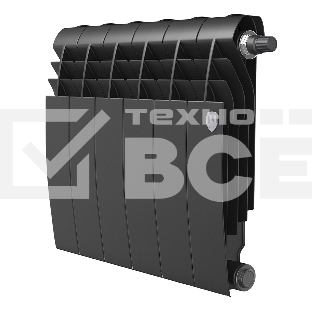 Радиатор Royal Thermo BiLiner 350 Noir Sable VR80 - 6 секц.