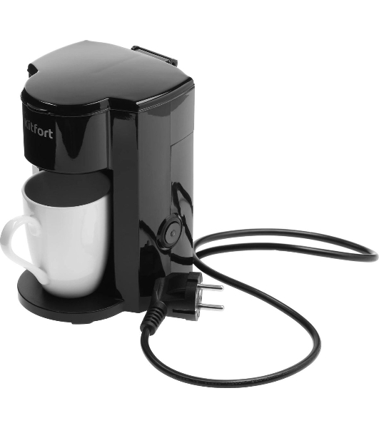 Кофеварка капельная Kitfort KT-763 350Вт черный
