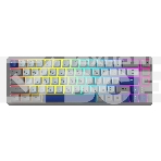 Клавиатура проводная Ritmix RKB-568BL Blue голубой-серый, фото2