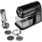 Мясорубка электрическая Hiberg MG 990 B черный, 2000 Вт, 2.0 кг/мин, реверс, защита от перегрузки, насадки - 6, фото2